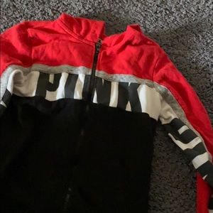 Pink VS Zipup sweatshirt